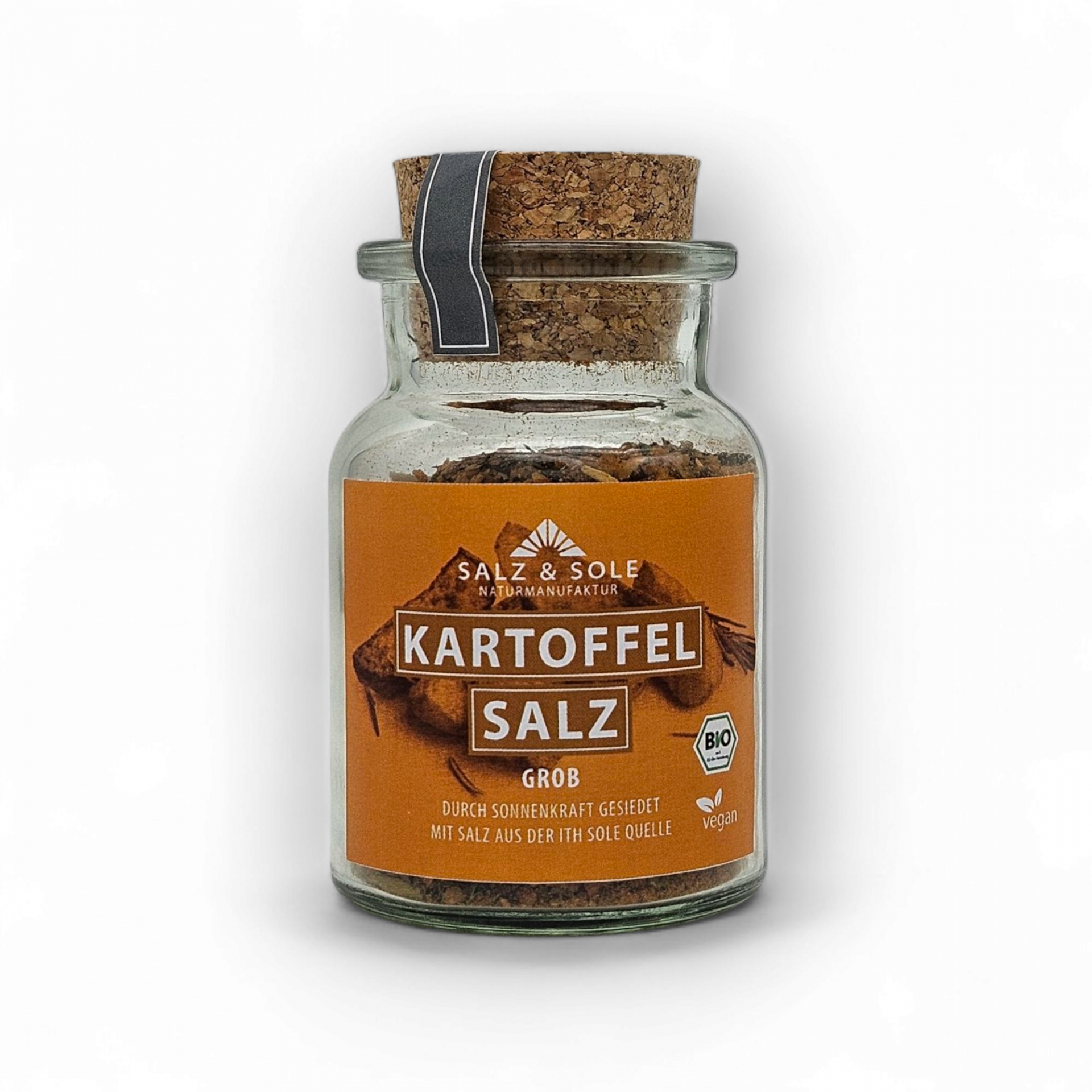 Bio Kartoffel Salz im Korkglas 80g